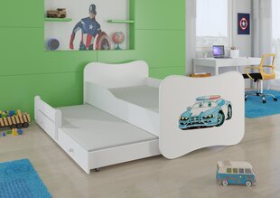 Vaikiška lova Gonzalo II Police Car 160x80cm kaina ir informacija | Vaikiškos lovos | pigu.lt