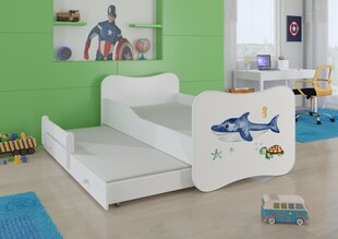 Детская кровать Gonzalo II Sea Animals 160x80см + Матрас цена и информация | Детские кровати | pigu.lt