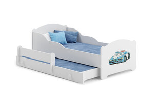 Vaikiška lova Amadis II Police Car 160x80cm kaina ir informacija | Vaikiškos lovos | pigu.lt