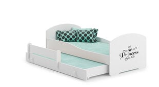 Детская кровать Pepe II Princess Black 160x80см + матрас цена и информация | Детские кровати | pigu.lt
