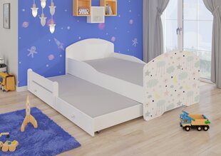 Детская кровать Pepe II Galaxy 160x80см + Матрас цена и информация | Детские кровати | pigu.lt