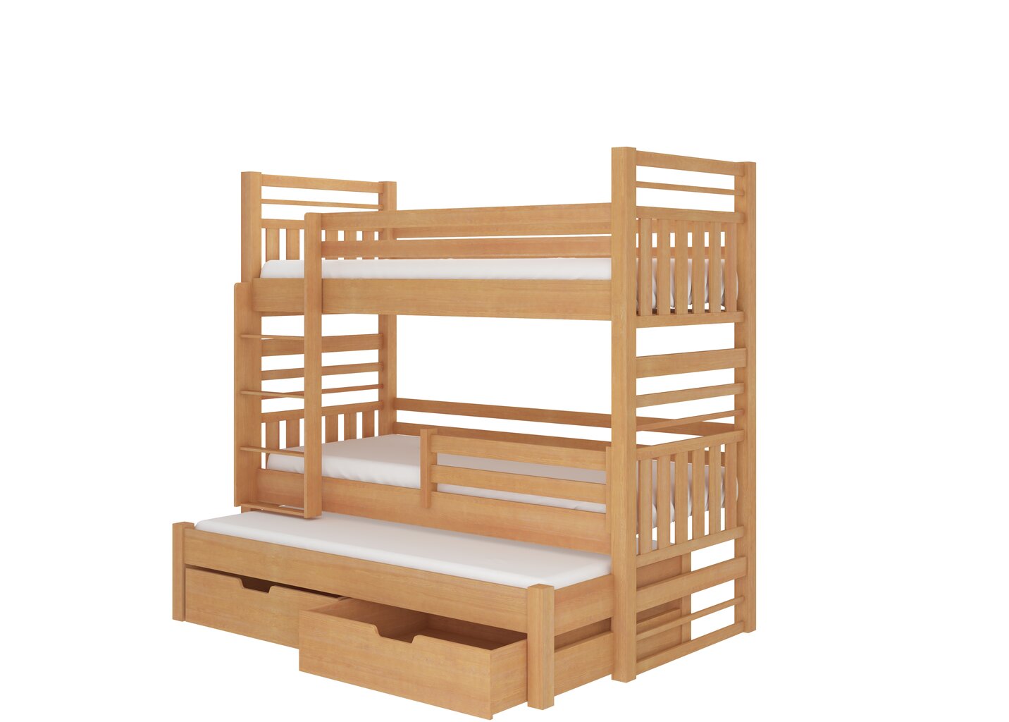 Vaikiška lova Hippo 190x87x175cm, ruda цена и информация | Vaikiškos lovos | pigu.lt