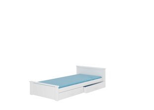 Детская кровать Aldex 190x90 см, белая цена и информация | Детские кровати | pigu.lt