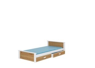 Vaikiška lova Aldex, 190x90 cm, balta kaina ir informacija | Vaikiškos lovos | pigu.lt