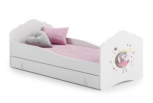 Детская кровать Casimo Sleeping Princess 160x80см + матрас + ящик цена и информация | Детские кровати | pigu.lt