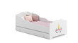 Vaikiška lova Ximena Unicorn 160x80cm kaina ir informacija | Vaikiškos lovos | pigu.lt