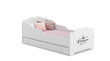 Vaikiška lova Ximena Princess Black 160x80cm kaina ir informacija | Vaikiškos lovos | pigu.lt