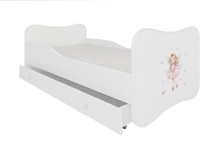 Детская кровать Gonzalo Girl with Wings 160x80см + Матрас + Ящик цена и информация | Детские кровати | pigu.lt