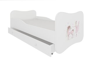 Кровать Gonzalo Ballerina with Unicorn 160x80см + матрас + ящик цена и информация | Детские кровати | pigu.lt