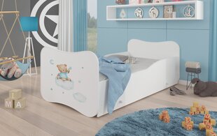 Детская кровать Gonzalo Teddy Bear and Cloud 160x80см + Матрас + Ящик цена и информация | Детские кровати | pigu.lt