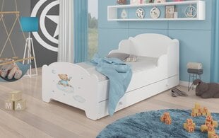 Детская кровать Amadis Teddy Bear and Cloud 160x80см с матрасом и ящиком цена и информация | Детские кровати | pigu.lt