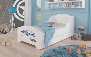 Vaikiška lova Amadis Sea Animals 160x80cm kaina ir informacija | Vaikiškos lovos | pigu.lt