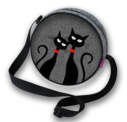 Eko-veltinio rankinė Twist Black Cats kaina ir informacija | Moteriškos rankinės | pigu.lt