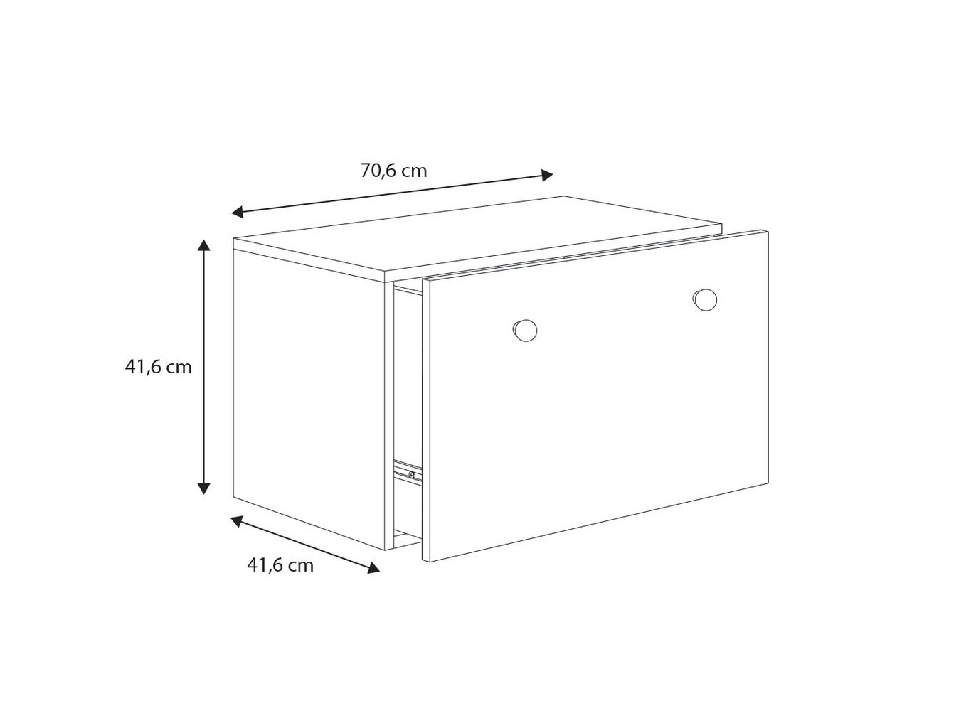 Žaislų dėžė Inga, 70,6x41,6x41,6 cm цена и информация | Daiktadėžės | pigu.lt