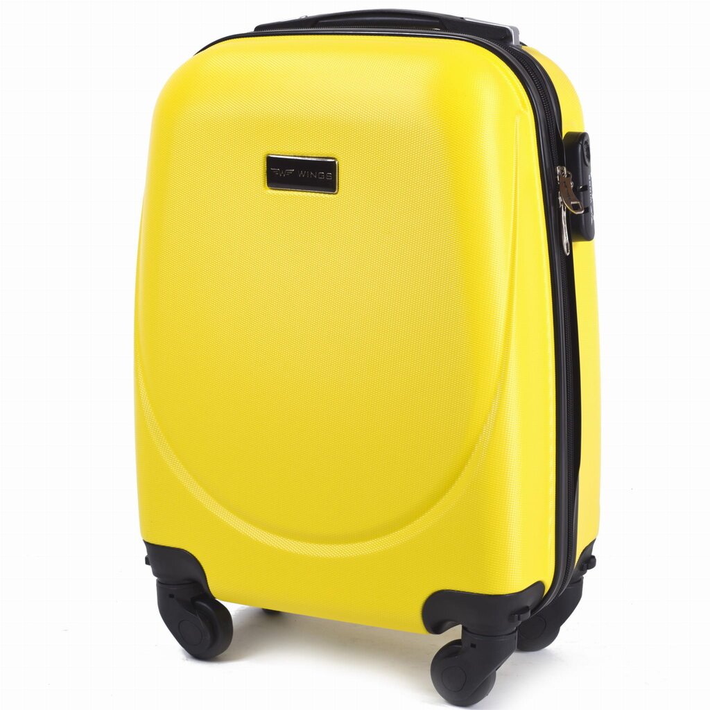 Mažas geltonas lagaminas Wings K310 XS (rankiniam bagažui) kaina ir informacija | Lagaminai, kelioniniai krepšiai | pigu.lt