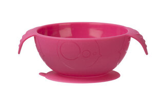 Силиконовая тарелка с липким дном и ложкой B. BOX Strawberry Shake цена и информация | Детская посуда, контейнеры для молока и еды | pigu.lt