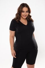 Marškinėliai moterims Ready +, juodos spalvos kaina ir informacija | Sportinė apranga moterims | pigu.lt