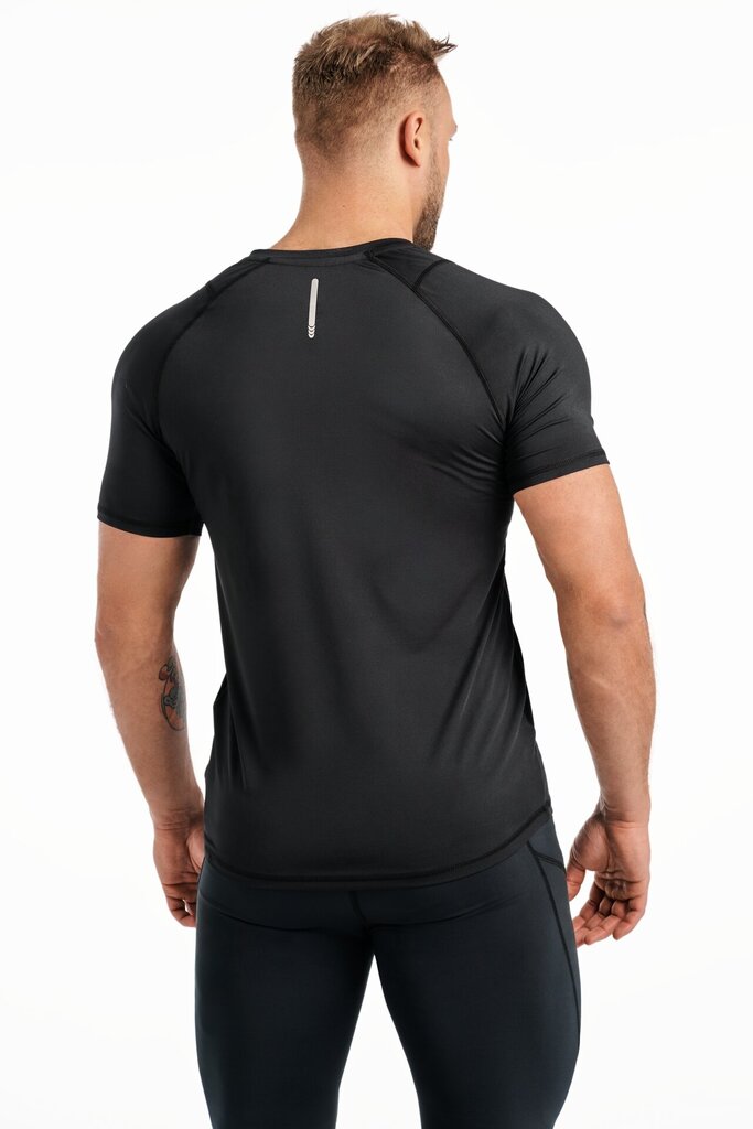 Vyriški marškinėliai Vital Zip, juodos spalvos kaina ir informacija | Sportinė apranga vyrams | pigu.lt