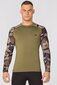 Vyriški termoaktyvūs marškinėliai Furious Army LS, žalios spalvos kaina ir informacija | Sportinė apranga vyrams | pigu.lt