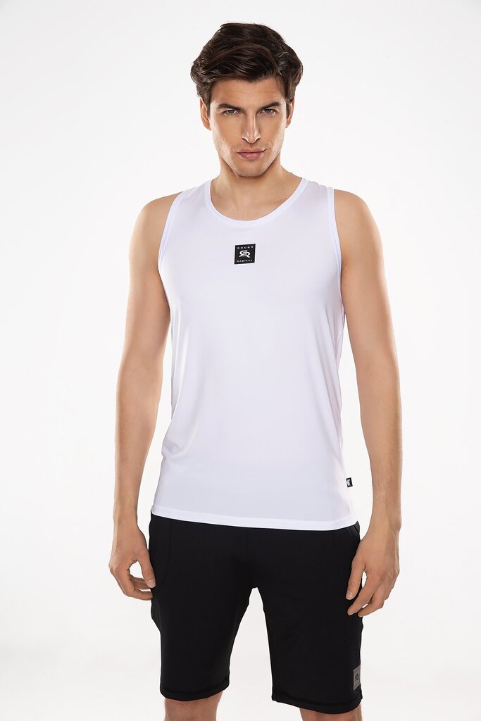 Vyriški berankoviai marškinėliai Airy Top, baltos spalvos kaina ir informacija | Sportinė apranga vyrams | pigu.lt