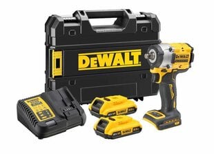 DEWALT УДАРНЫЙ гайковерт 1/2&quot; 18В 406Нм 2x2.0Ач TSTAK RING DCF921D2T цена и информация | Шуруповерты, дрели | pigu.lt