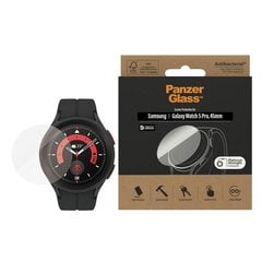 PanzerGlass tempered glass for Samsung Galaxy Watch 5 Pro (45 мм) цена и информация | Аксессуары для смарт-часов и браслетов | pigu.lt