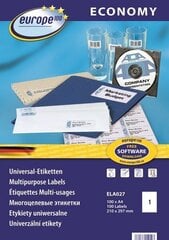 Lipnios etiketės Avery ELA02 цена и информация | Канцелярские товары | pigu.lt
