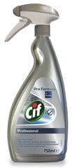 CIF Профессиональный очиститель нержавеющей стали, 750мл цена и информация | Очистители | pigu.lt