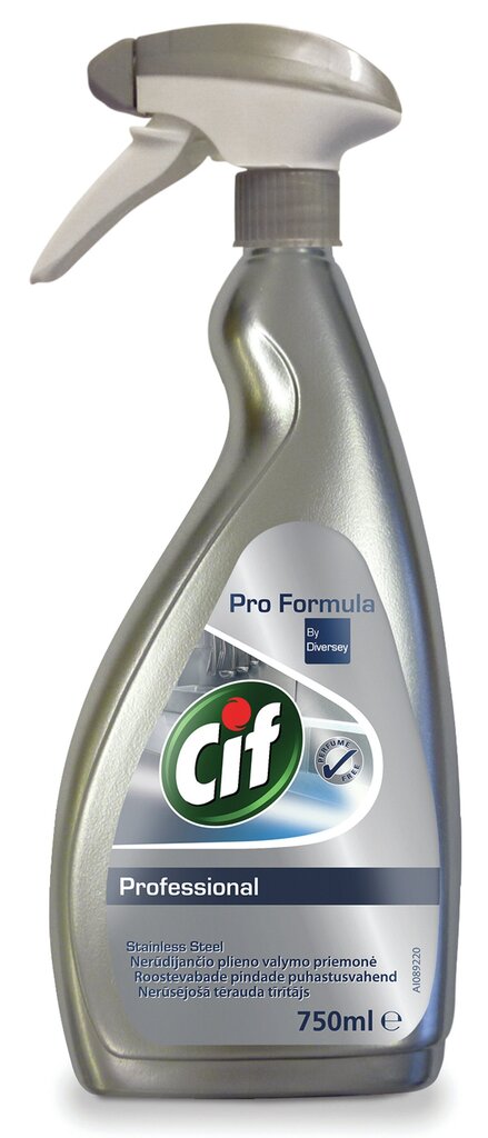 CIF Professional nerūdijančio plieno valiklis, 750ml kaina ir informacija | Valikliai | pigu.lt