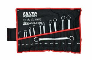 Набор ключей Silver, 12 шт. цена и информация | Механические инструменты | pigu.lt