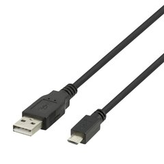 Deltaco USB-303S-K цена и информация | Кабели для телефонов | pigu.lt