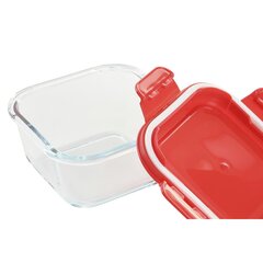 Герметичная коробочка для завтрака DKD Home Decor Круглый PP Боросиликатное стекло (2 штук) (620 ml) цена и информация | Посуда для хранения еды | pigu.lt