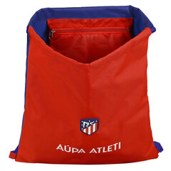 Kuprinė su virvutėmis Atlético Madrid, 35 x 40 x 1 cm., raudona, tamsiai mėlyna kaina ir informacija | Atlético Madrid Vaikams ir kūdikiams | pigu.lt