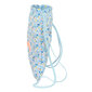 Kuprinė su virvutėmis Moos Lovely, 35 x 40 x 1 cm., šviesiai mėlyna kaina ir informacija | Kuprinės mokyklai, sportiniai maišeliai | pigu.lt