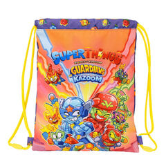 Kuprinė su virvutėmis SuperThings Guardians of Kazoom, 26 x 34 x 1 cm., purpurinė, geltona kaina ir informacija | Kuprinės mokyklai, sportiniai maišeliai | pigu.lt