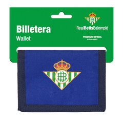 Piniginė Real Betis Balompié Mėlyna (12.5 x 9.5 x 1 cm) S4307180 kaina ir informacija | Piniginės, kortelių dėklai moterims | pigu.lt