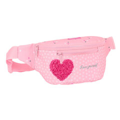 Сумка на пояс Safta Love Yourself Розовый (23 x 12 x 9 cm) цена и информация | Женская сумка Bugatti | pigu.lt