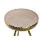 Šoninis staliukas DKD Home Decor, Aliuminis, (43 x 43 x 61 cm), auksinė/rožinė spalva kaina ir informacija | Kavos staliukai | pigu.lt