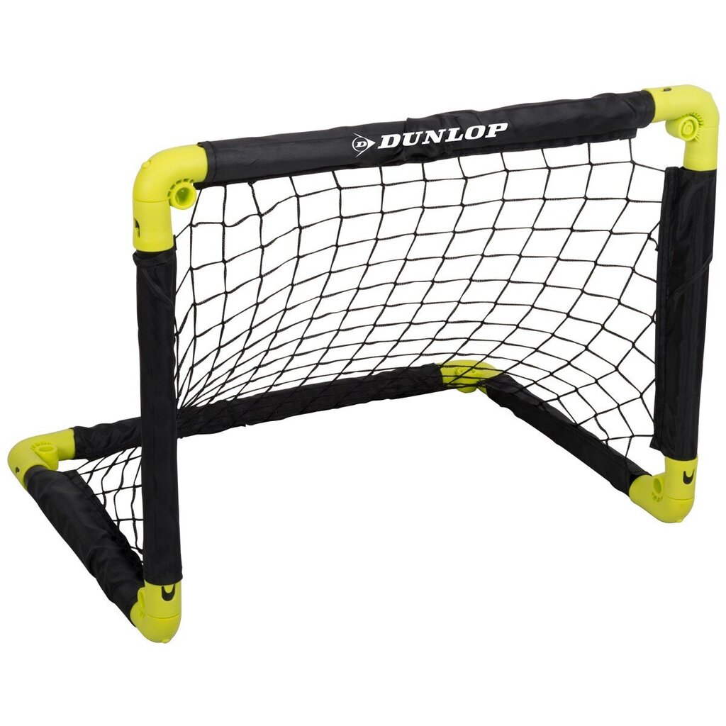 Futbolo vartų su tinklu rinkinys Dunlop, 55x44x44cm цена и информация | Futbolo vartai ir tinklai | pigu.lt