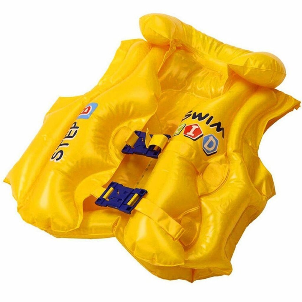 Vaikiška pripučiama liemenė Swim Kid, geltona kaina ir informacija | Plaukimo liemenės ir rankovės | pigu.lt