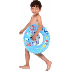 Plaukimo ratas Sun Club, 50cm, geltonas kaina ir informacija | Pripučiamos ir paplūdimio prekės | pigu.lt