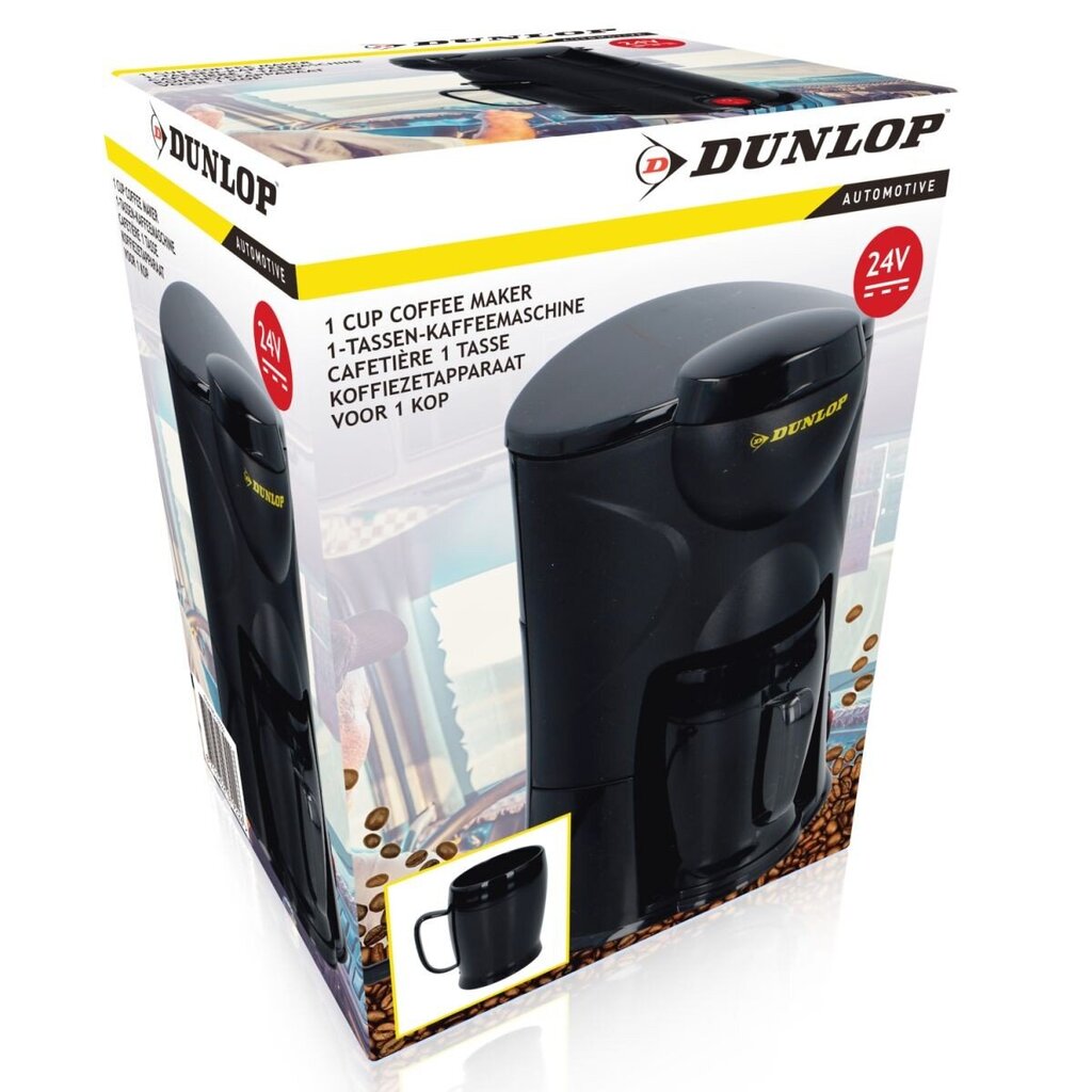 Kelioninis kavos aparatas Dunlop, 24V kaina ir informacija | Turistiniai katiliukai, indai, įrankiai | pigu.lt
