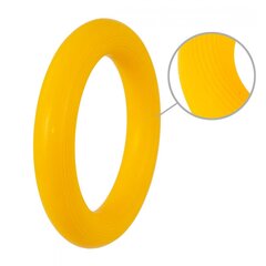 Treniruočių guma, 17 cm, geltona kaina ir informacija | Pasipriešinimo gumos, žiedai | pigu.lt