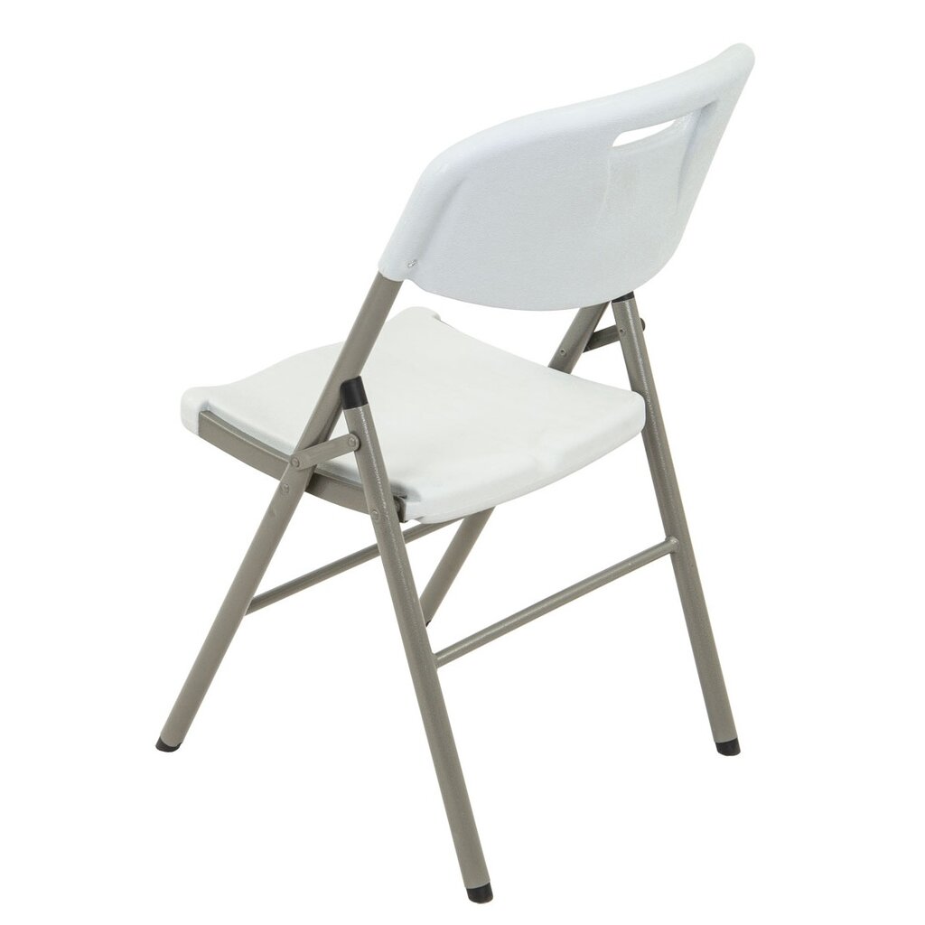 Sulankstomos kėdės, 2 vnt, baltos kaina ir informacija | Biuro kėdės | pigu.lt