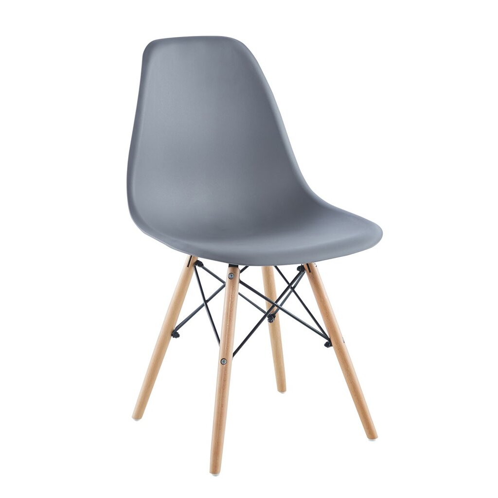 Kėdė - Matera, 2 vnt, pilka kaina ir informacija | Biuro kėdės | pigu.lt