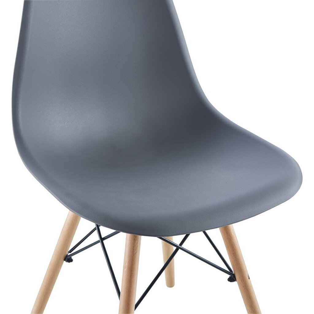 Kėdė - Matera, 2 vnt, pilka kaina ir informacija | Biuro kėdės | pigu.lt