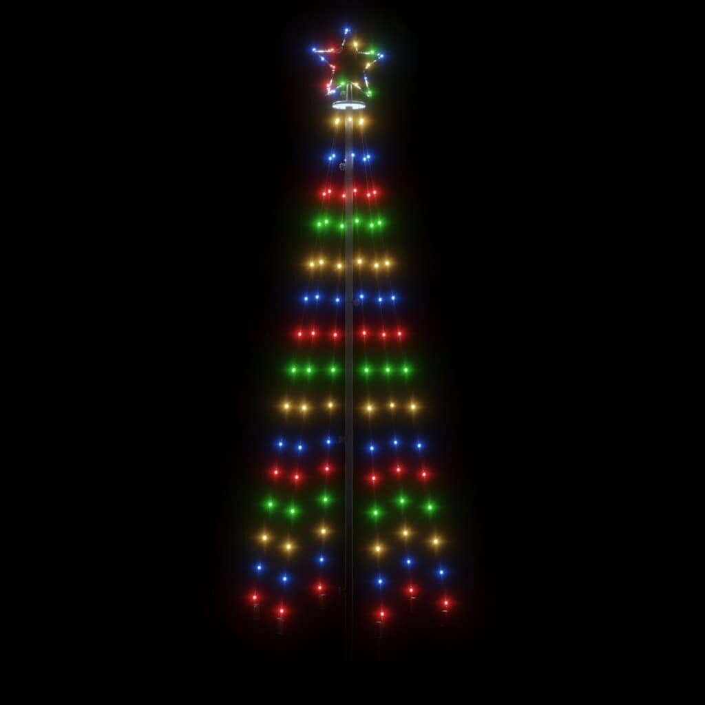 Kalėdų eglutė su kuoliuku,108LED, 180cm kaina ir informacija | Girliandos | pigu.lt