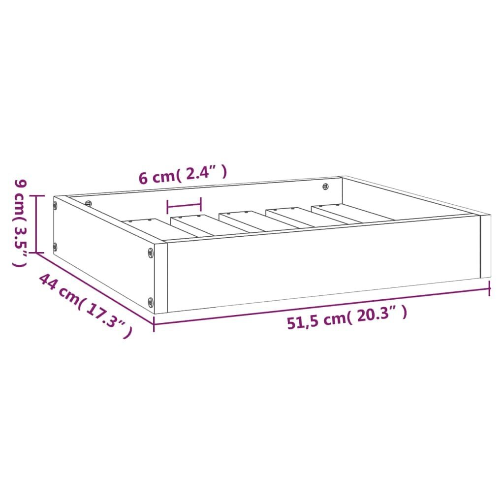 Guolis šunims, pilkas, 4 4cm kaina ir informacija | Guoliai, pagalvėlės | pigu.lt