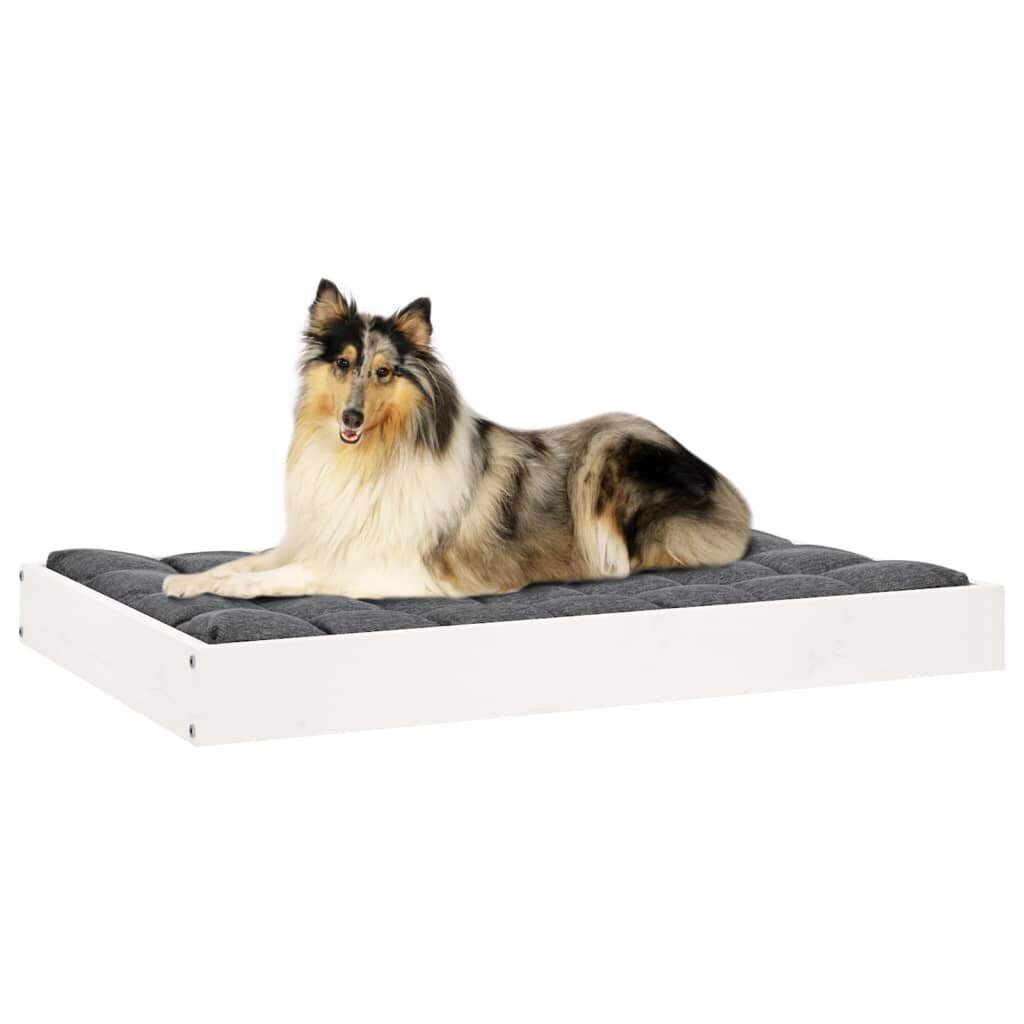 Lova šunims, balta, 91,5x64x9 cm kaina ir informacija | Guoliai, pagalvėlės | pigu.lt