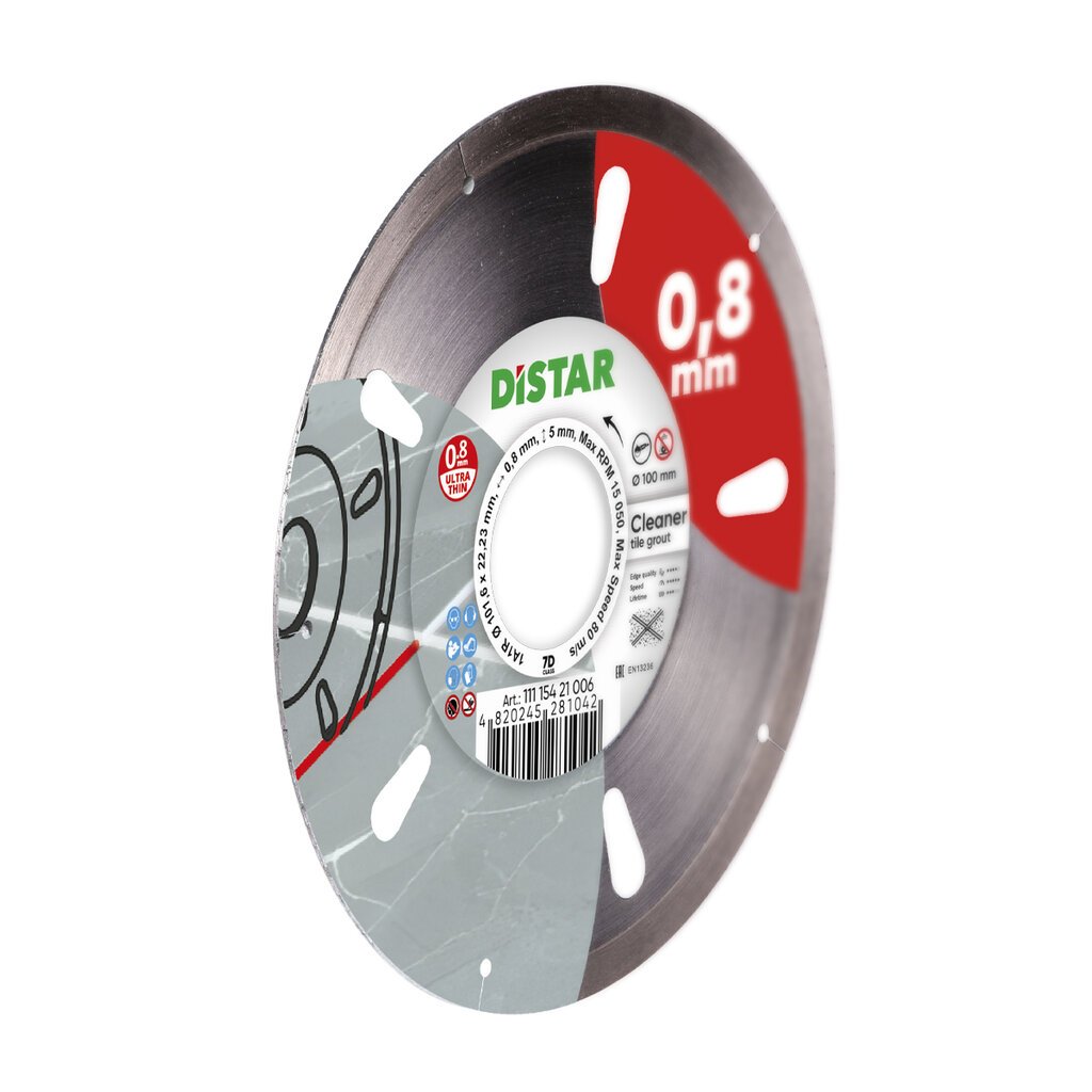 Plytelių tarpų pjovimo ir valymo diskas Distar Cleaner kaina ir informacija | Mechaniniai įrankiai | pigu.lt